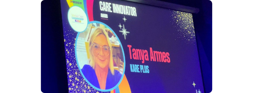 Kare Plus Tanya Armes nominated for the Care Innovator Award for her innovations in homecare at the Great British Care Awards West Midlands 2024